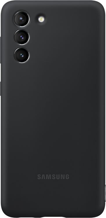 Купить Чехол-накладка Samsung Silicone Cover для Galaxy S21, черный (EF-PG991TBEGRU)