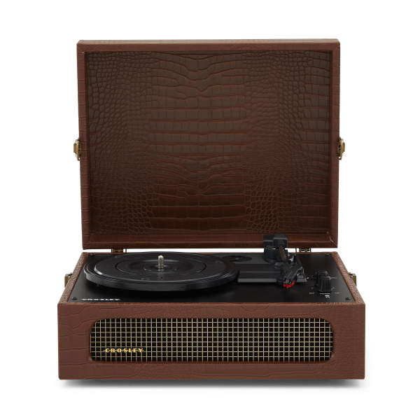 Купить Виниловый проигрыватель CROSLEY VOYAGER PLUS Brown Croc (CR8017B-BR4)