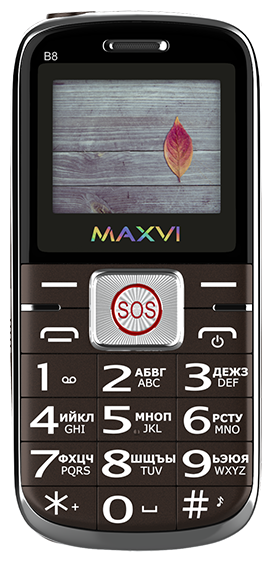 Купить Мобильный телефон Телефон MAXVI B8 Brown