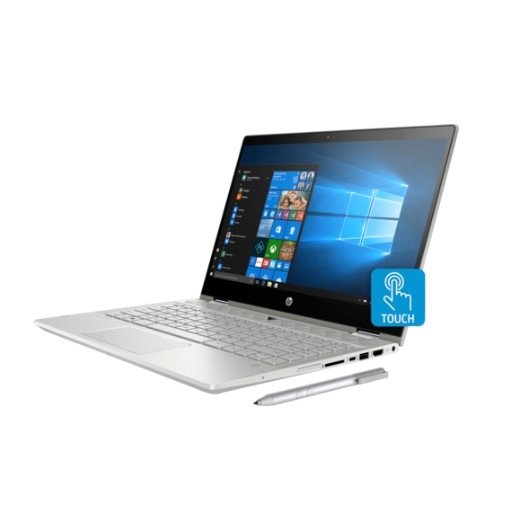 Купить Ноутбук HP x360 14-cd0014ur 4HE29EA Silver