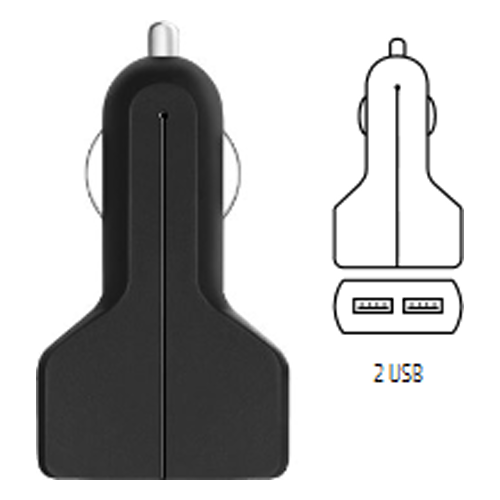 Купить АЗУ Prime Line 2 USB 2.4 A черный 2225
