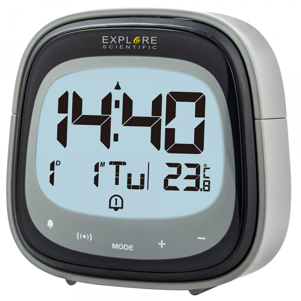 Купить Часы цифровые Explore Scientific Dual с будильником, черные