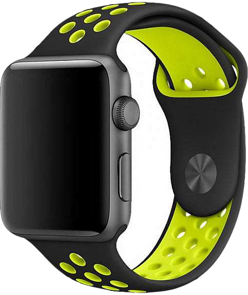Купить Ремешок COTEetCI W12 Apple Watch  Band 38MM/40MM Black/Yellow