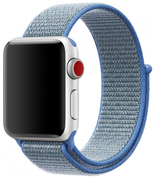 Купить Ремешок COTEetCI W17 Apple Watch Magic Tape Band 38MM/40MM Blue