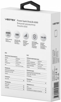 Купить VERTEX X’traLife 6000 Black