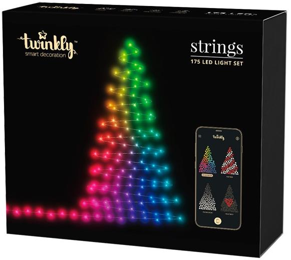 Smart-гирлянда Twinkly Strings RGB 175 (TW-175-S-EU-P)