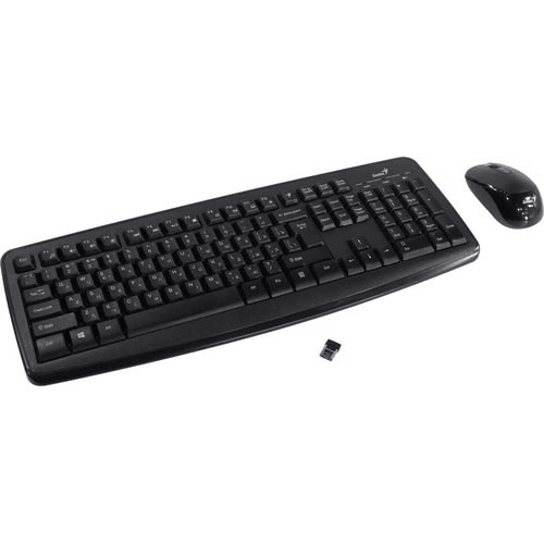 Купить Комплект беспроводной Genius Smart KM-8100 (клавиатура Smart KM-8100/K + мышь NX-7008), Black