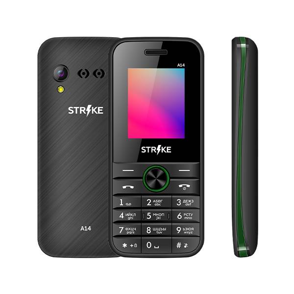 Купить Мобильный телефон Strike A14 Black-Green