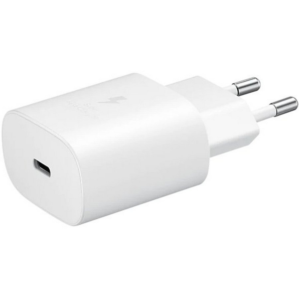 Купить Зарядное устройство СЗУ Samsung EP-TA800NWEGRU USB Type-C с функц.быстр.зарядки Power Delivery 25Вт, белый (без кабеля)
