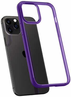 Купить Чехол Spigen Crystal Hybrid (ACS01478) для iPhone 12 Pro Max (Purple)