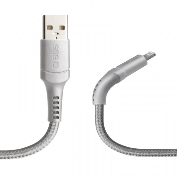 Купить Зарядный кабель Ligthning to USB, UNBREAKABLE line, 1м grey