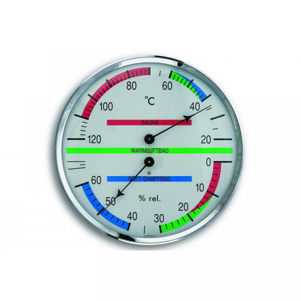 Купить Термометр для сауны Аналоговый термогигрометр  TFA 40.1013