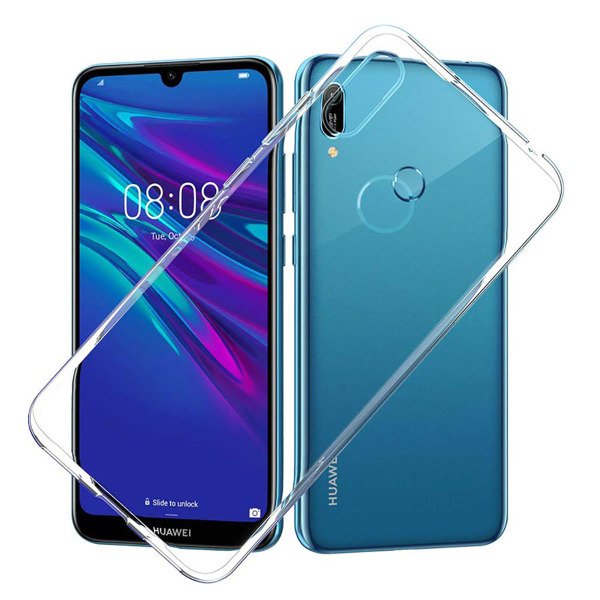 Купить Накладка силикон iBox Crystal для Huawei Y6 2019 прозрачный