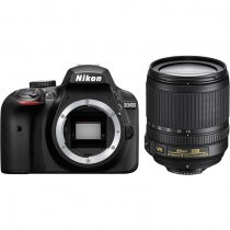 Купить Зеркальный фотоаппарат Nikon D3400 Kit Black (AF-S 18-105 VR)