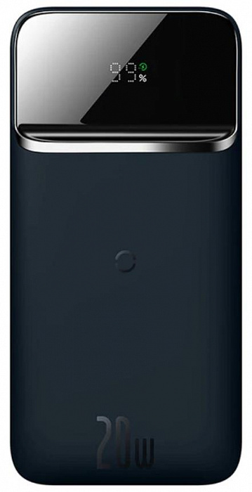 Купить Аккумулятор внешний Внешний аккумулятор Baseus Magnetic Wireless Charging 10000mAh PPMT-03 (Blue) 1196200