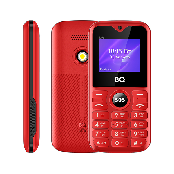 Купить Мобильный телефон BQ 1853 Life Red+Black