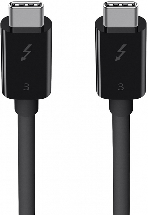Купить Кабель Belkin Thunderbolt 3 (F2CD084bt0.8MBK) USB-C 0.8m (Black)(1127042)