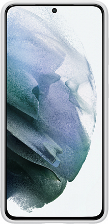 Купить Чехол-накладка Samsung EF-PG991TJEGRU Silicone Cover для Galaxy S21, светло-серый (EF-PG991TJEGRU)