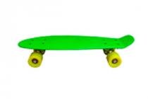 Купить Скейтбоард Пенни борд Ecobalance зеленый с желтыми колесами