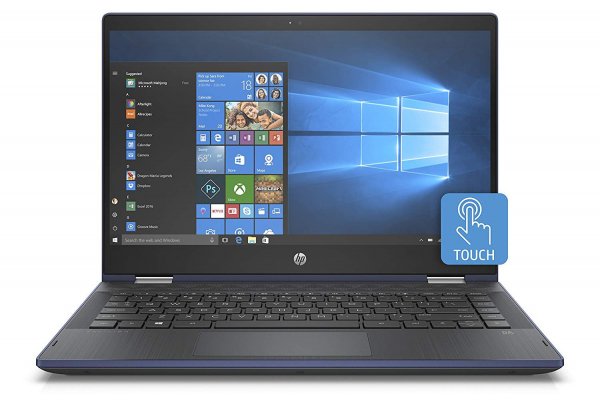 Купить Ноутбук HP x360 14-cd0019ur 4MX59EA Blue