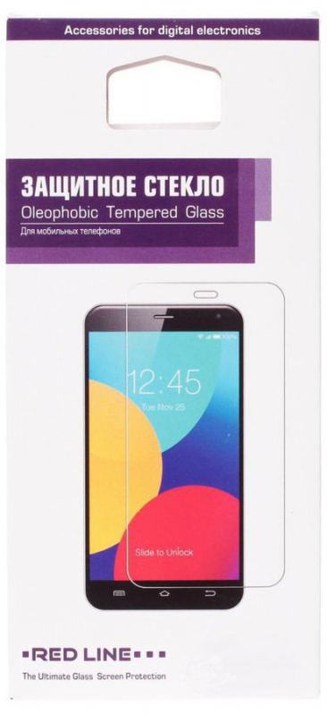 Купить Защитное стекло Red Line для Vivo Y11 Full screen tempered glass FULL GLUE черный