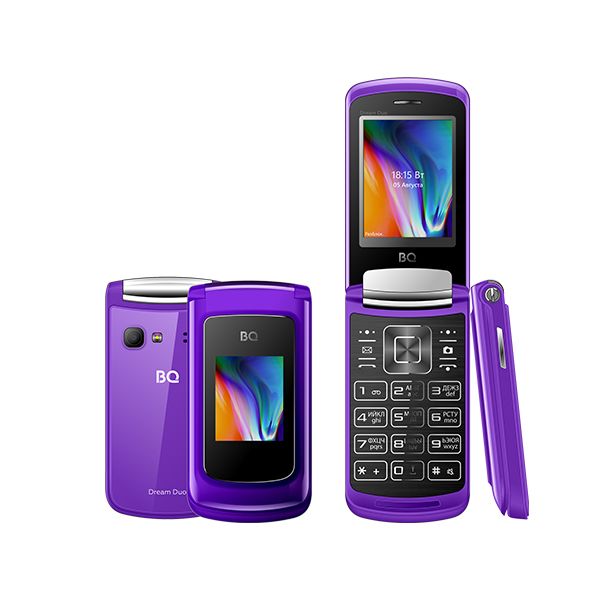 Купить Мобильный телефон BQ 2433 Dream DUO Mirror Purple