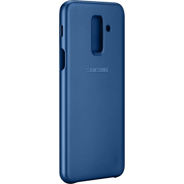 Купить Чехол Samsung EF-WA605CLEGRU Flip Wallet для Galaxy A6 Plus (2018) синий