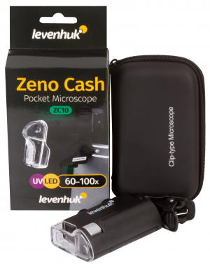 Купить Микроскоп карманный для проверки денег Levenhuk Zeno Cash ZC10