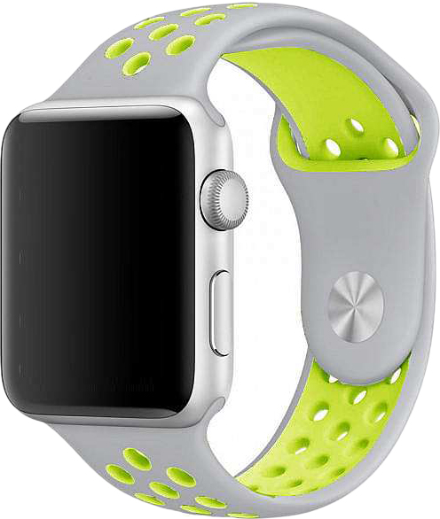 Купить Ремешок COTEetCI W12 Apple Watch Band 42MM/44MM Silver/Yellow