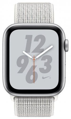 Купить Часы Apple Watch Nike+Series 4 GPS, 40mm Silver Alum Case with Seashell Sport Loop (MU7F2RU/A)
