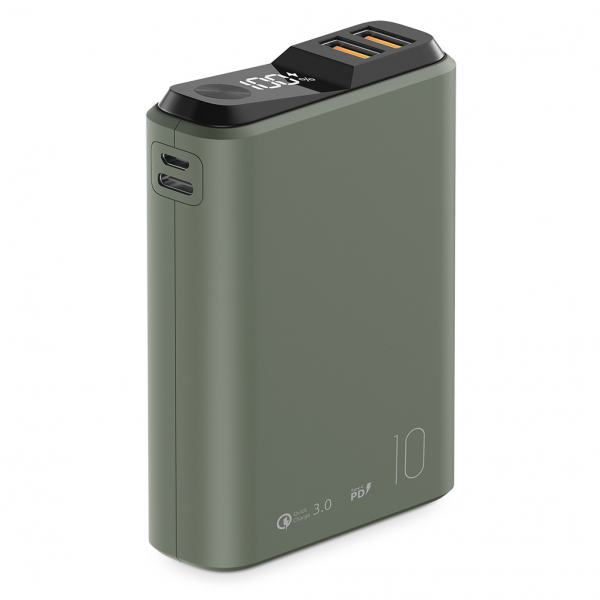 Купить Внешний аккумулятор OLMIO QS-10 темно-зеленый