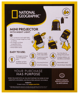 Купить Проектор-ночник обучающий Bresser National Geographic