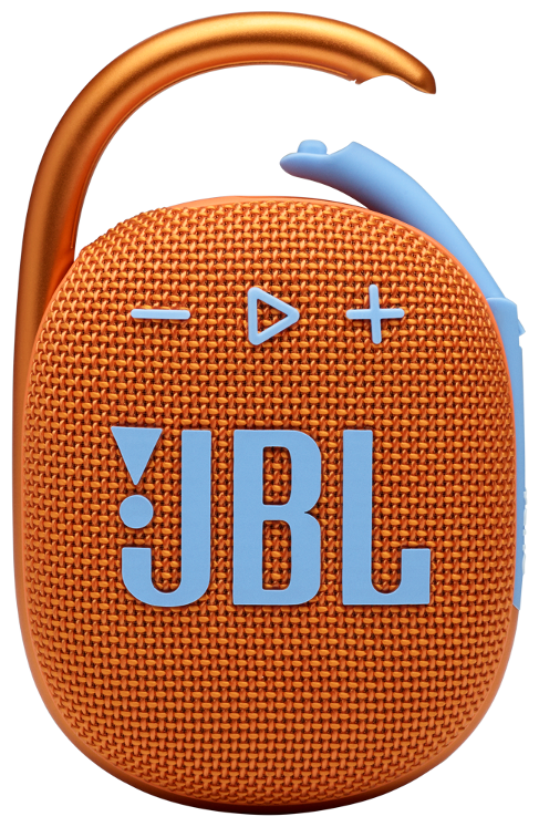 Купить Портативная акустика JBL Clip 4, 5 Вт, оранжевый
