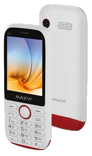 Купить Мобильный телефон Maxvi K17 White-Red