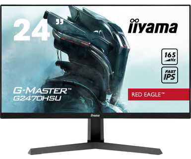 Купить Монитор LCD 23.8'' 16:9 1920х1080(FHD) IPS, nonGLARE, 165 Hz, 250cd/m2, H178°/V178°, 1100:1, 80M:1, 16,7 миллионов цветов, 0,8 ms, HDMI, DP, USB-Hub, Tilt, Speakers, Black