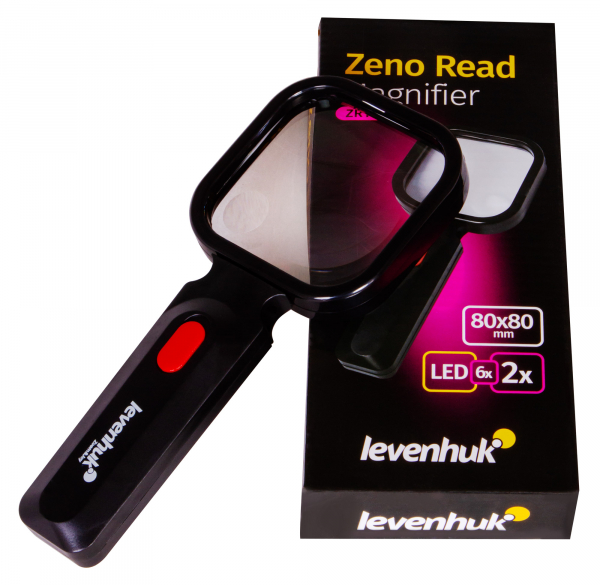 Купить Лупа для чтения Levenhuk Zeno Read ZR10, черная