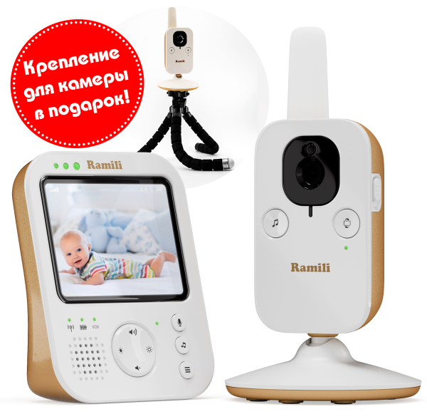 Купить Цифровая видеоняня Ramili Baby RV200TR c креплением для камеры