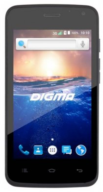 Купить Мобильный телефон Digma HIT Q400 3G 4Gb Black