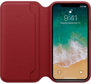 Купить Чехол Apple MRQD2ZM/A iPhone X флип-кейс красный