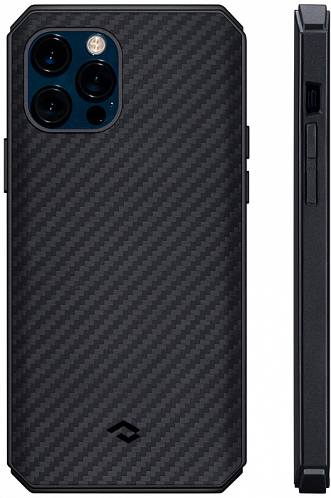 Чехол Pitaka MagEZ Pro 2 (KI1201PMP) для iPhone 12 Pro Max (Black/Grey)