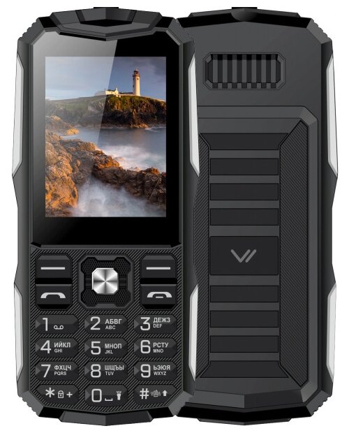 Мобильный телефон Телефон VERTEX K213 black/silver