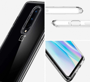 Купить Чехол Spigen Ultra Hybrid (ACS00829) для OnePlus 8 (Clear)