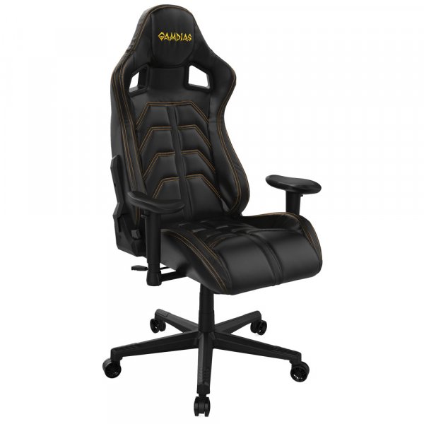 Купить Компьютерное кресло Кресло компьютерное GAMDIAS ULISSES MF1 Black-Yellow (GM-GCUMF1BY)
