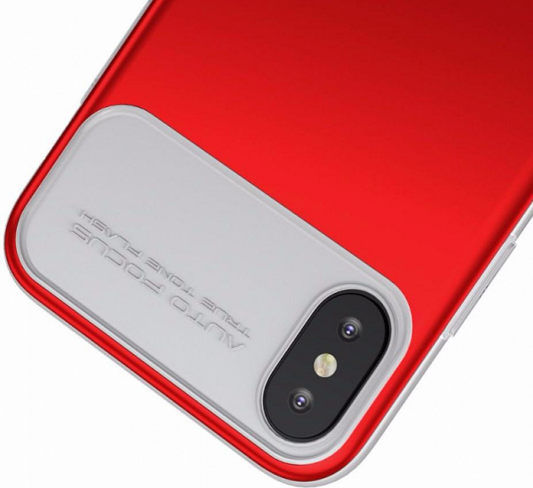 Купить Чехол Baseus Slim Lotus Case (WIAPIPHX-QF09) для Apple iPhone X (Red) 932086