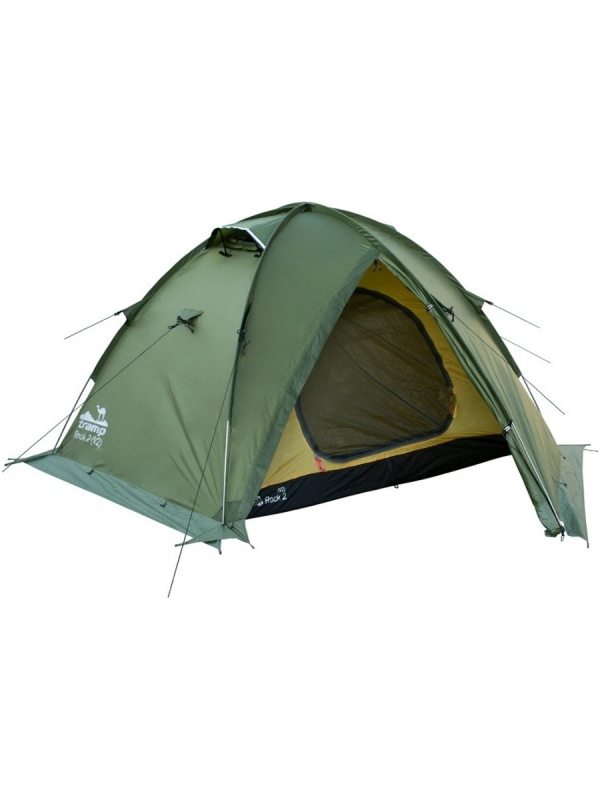 Купить Палатка Tramp Rock 2 (V2) зеленый
