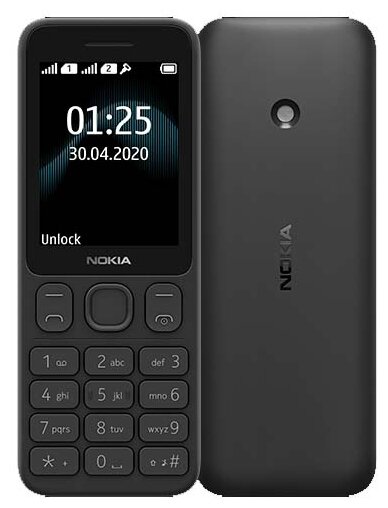 Купить Мобильный телефон Телефон Nokia 125 Dual Sim Black