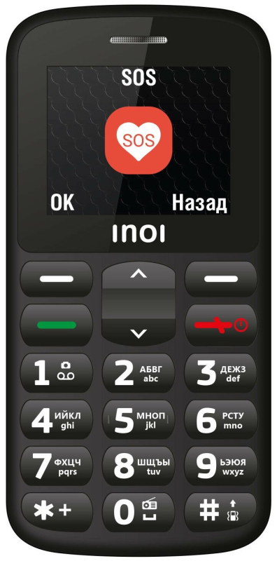 Купить Мобильный телефон Телефон INOI 107B, черный