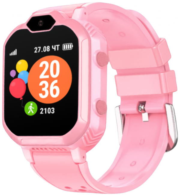 Купить Детские умные часы GEOZON 4G, розовый