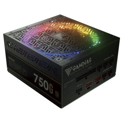 Купить Блок питания Gamdias ASTRAPE P1-750G (750W/80+ Gold/140mm RGB fan/FM/Silent mode) (GM-GPASTP1)