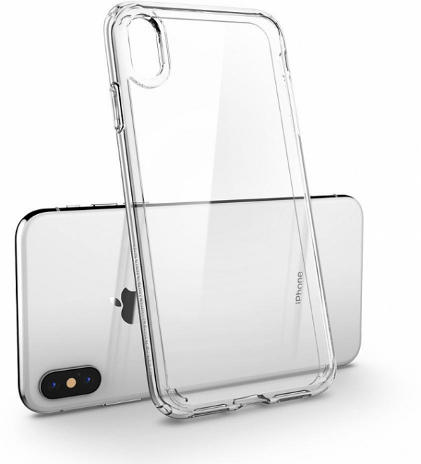 Купить Чехол Spigen Ultra Hybrid (063CS25115) для iPhone X/Xs (Crystal Clear) 998932